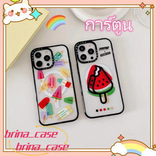 ❤️ส่งของขวัญ❤️ เคสไอโฟน 11 12 13 14 Pro Max การ์ตูน กราฟฟิตี สไตล์คู่รัก ความนิยม ฤดูร้อน Case for iPhone ป้องกันการตก