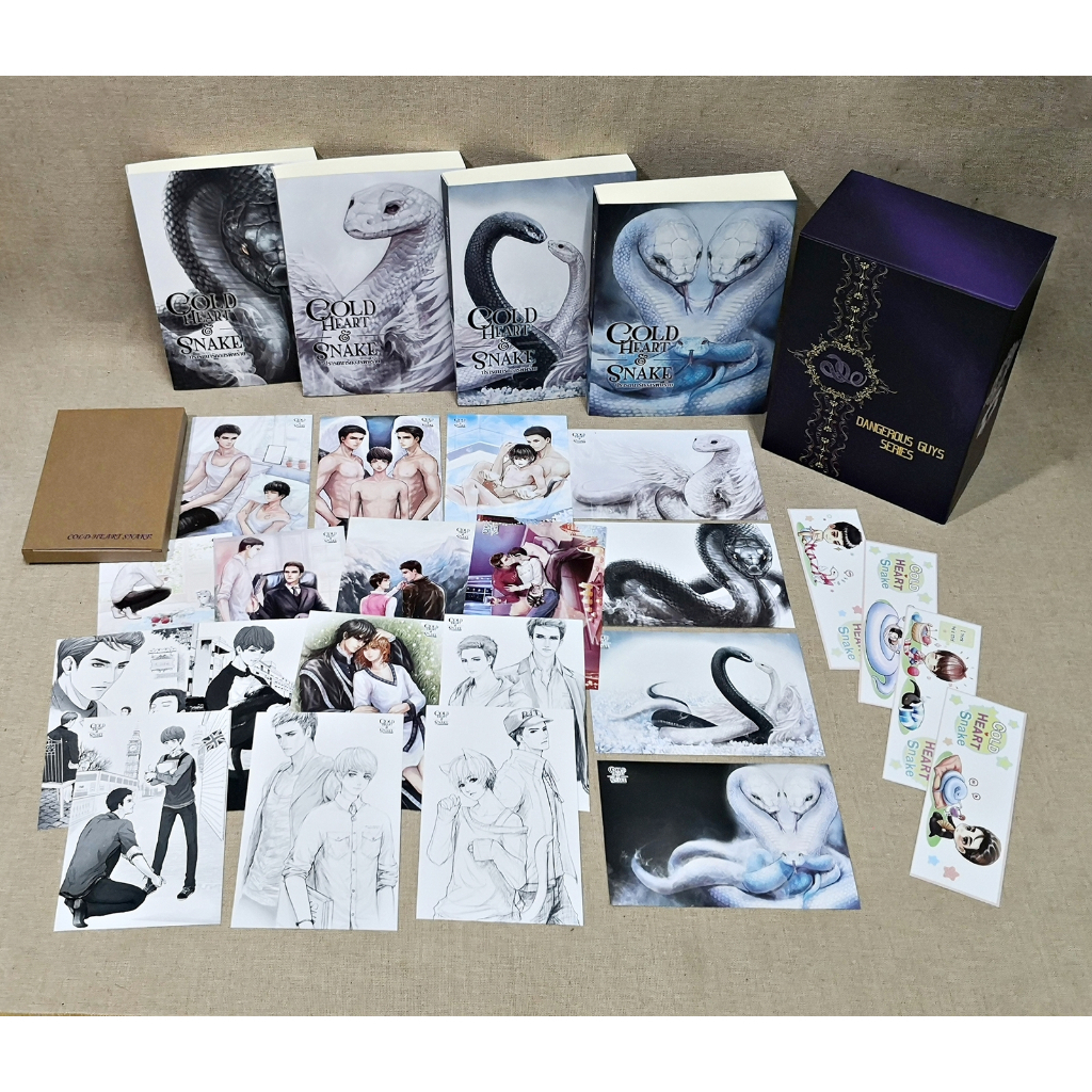 [พร้อมส่ง] Boxset Cold Heart snake ปรารถนารักอสรพิษร้าย + SET โปสการ์ด