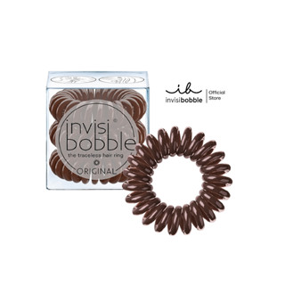 invisibobble ยางรัดผม รุ่น original สี pretzel brown (1 กล่องบรรจุ 3 เส้น)