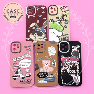 Samsung A02 A04 A12(5G) A14(5G) A23(5G) A54(5G) A73(5G) เคสมือถือนิ่ม TPU กันเลนส์กล้องนูนลายการ์ตูน น่ารัก