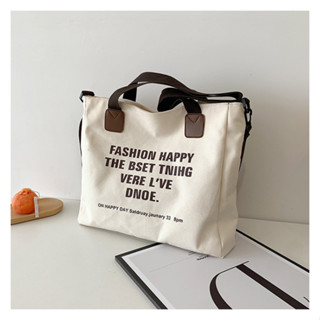 sneaker.world 💥พร้อมส่ง💥 กระเป๋าสะพายข้าง TOTE BAG ใบใหญ่ จุของได้เยอะ