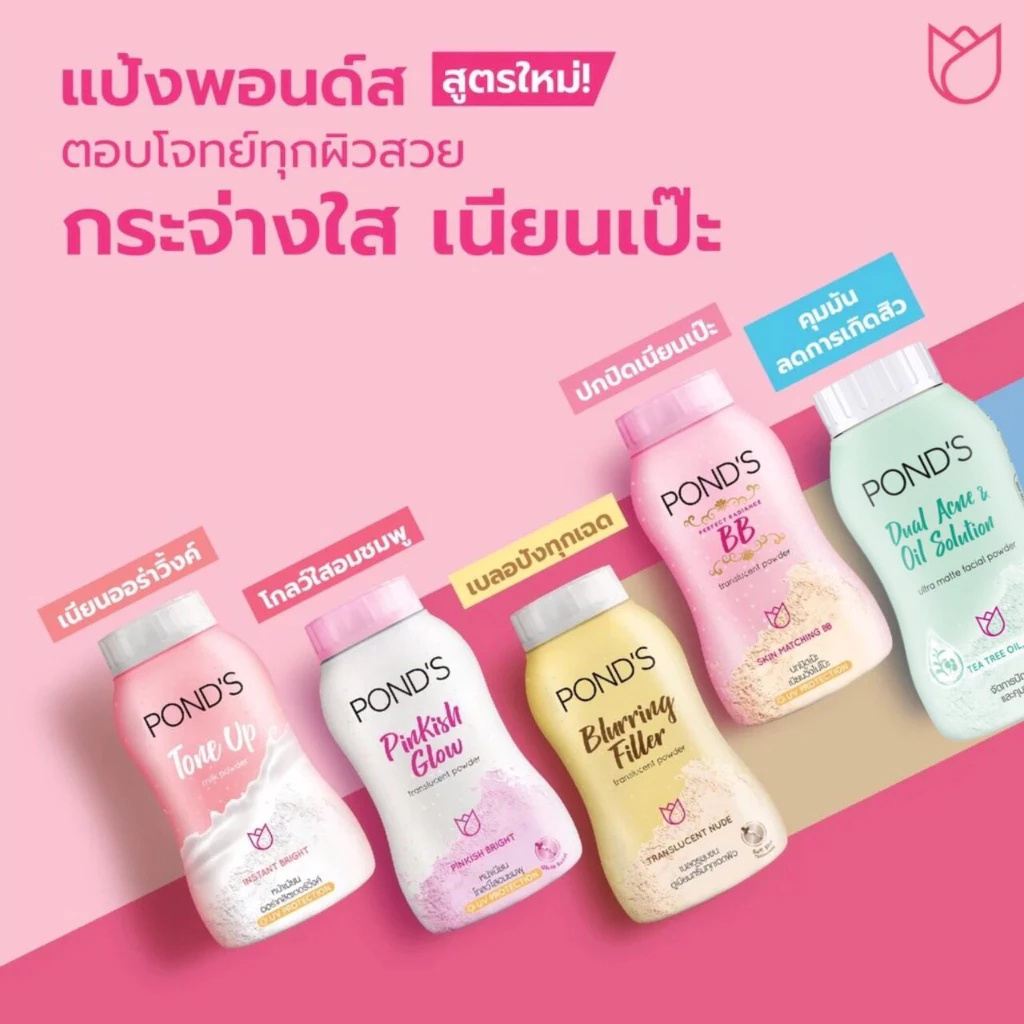 พอนด์ส แป้งฝุ่น Pond’s Translucent Facial Powder