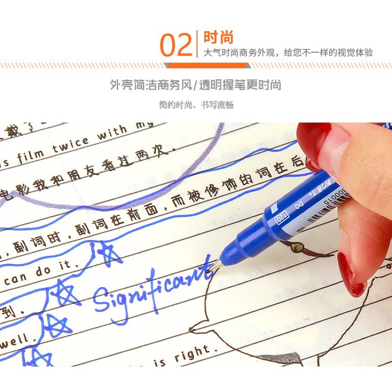 ปากกา Permanent ปากกาเคมีลบไม่ได้และลบได้ ปากกามาร์กเกอร์ marker pen - รูปที่ 3