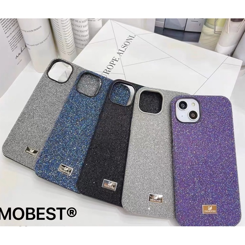 MOBESTเคสกากเพชรรุ่นlp11,11promax,12/12pro,12promax,13,13pro,13promax,14,14pro,14promax,15,15pro,15plus,15promax