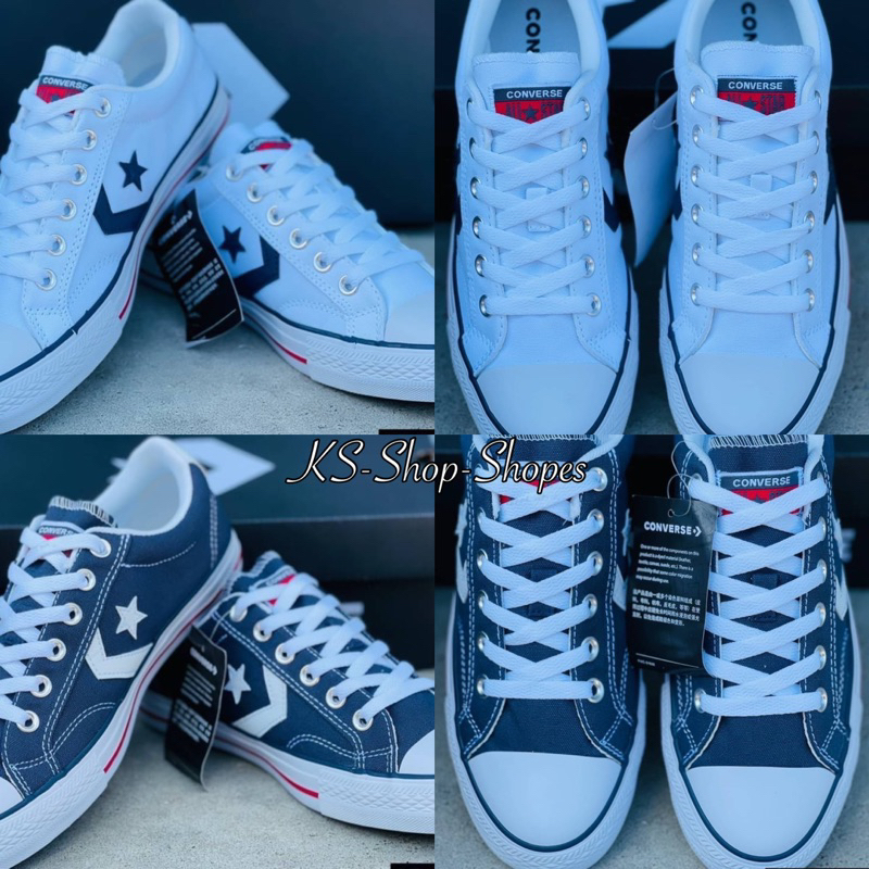รองเท้าผ้าใบ C0nverse One Star All Star ใส่ได้ทั้ง ชาย หญิงอุปกรณ์ครบ