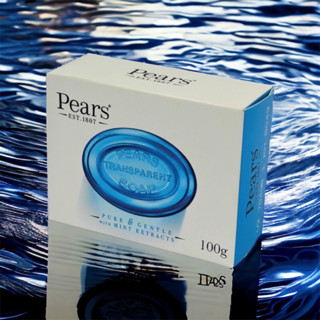 Pears : สบู่แพร์ เพียวแอนด์เจนเทิล 2 สูตร 100กรัม ใช้ได้ทั้งผิวหน้าและผิวกาย save and care คุ้มค่าคุ้มราคา