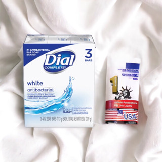 Dial White สบู่ก้อนไดอัล ไวท์ 339 กรัม/3ชิ้น (Bar Soap 339g./3pcs.)