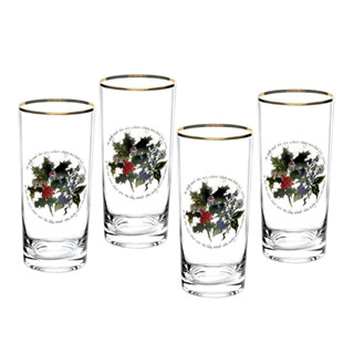 แก้วน้ำ Portmeirion The Holly and the Ivy Set of 4 Hiball Glasses