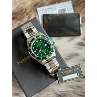 Daniel Muller Limited Submariner Green Dial Date Kingsize