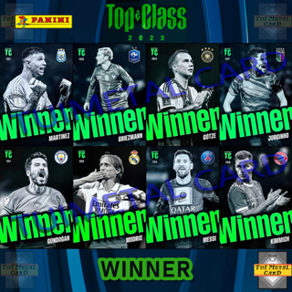 PANINI TOP CLASS 2023: WINNER การ์ดสะสมฟุตบอล Football Trading Card