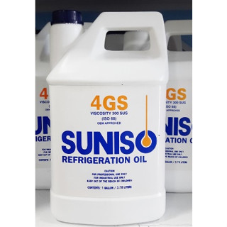 น้ำมันคอมเพรสเซอร์ น้ำมันคอมแอร์ ยี่ห้อ Suniso 4GS 1 แกลลอน(ขนาด 3.78 LITERS) ใช้สำหรับงานหล่อลื่น ในเครื่องปรับอากาศ