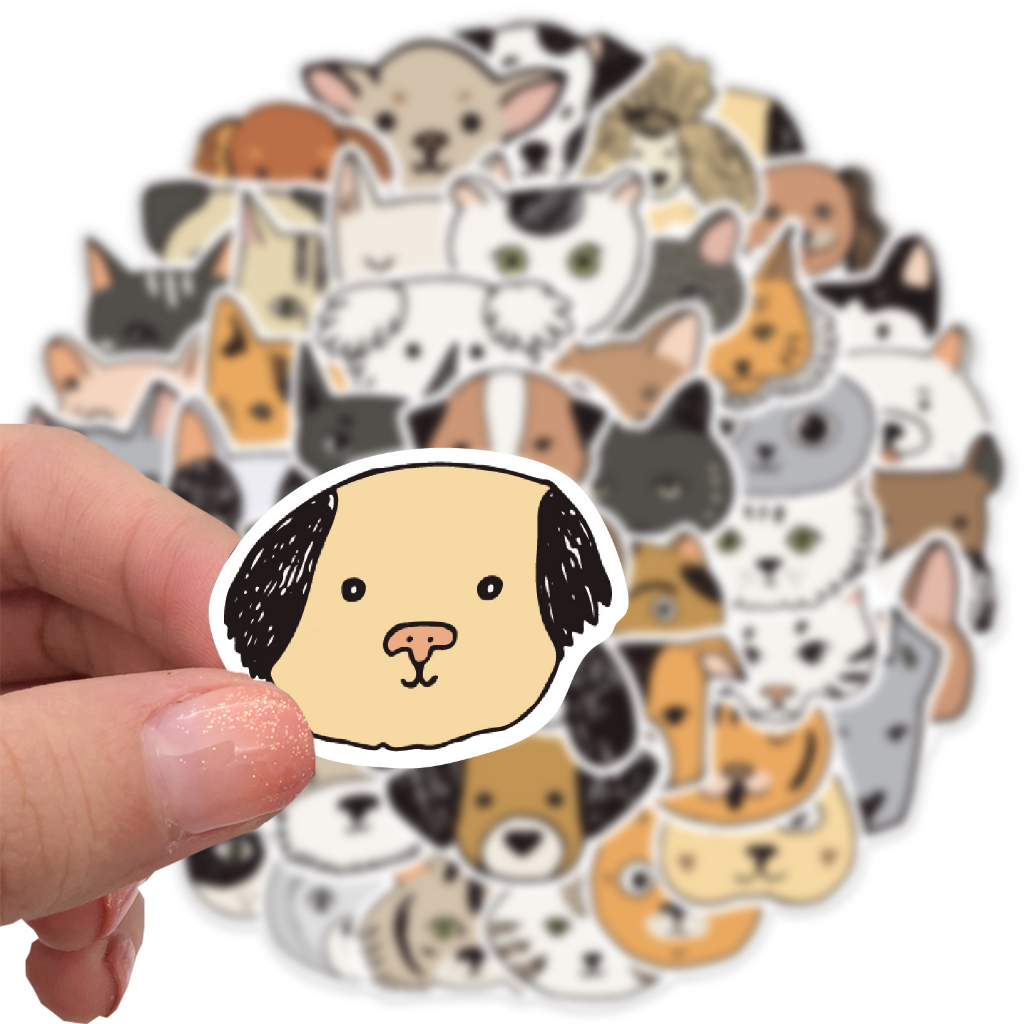 พร้อมส่ง สุนัขโกลเด้น japan shiba dog cat STICKER 50แผ่น กันน้ำ สติ๊กเกอร์ แว่นกันแดด Cute
