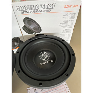 GZIW200 8” Subwoofer GROUND ลำโพงเบสติดรถยนต์ ตู้บลูทูธ DIY