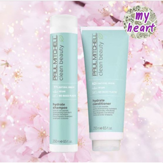 Paul Mitchell Clean Beauty Hydrate Shampoo/Conditioner แชมพู ครีมนวดผม สำหรับเติมเต็มสำหรับผมแห้ง ขาดน้ำ