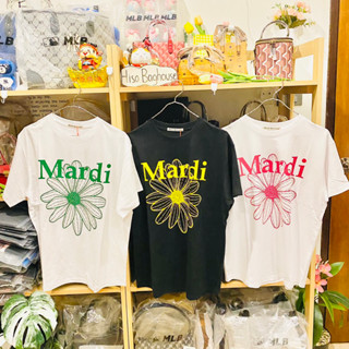 สินค้าอยู่ไทย พร้อมส่ง ของแท้100% เสื้อลายดอก🌼🌺🍀 Mardi Mercredi TSHIRT FLOWERMARDI