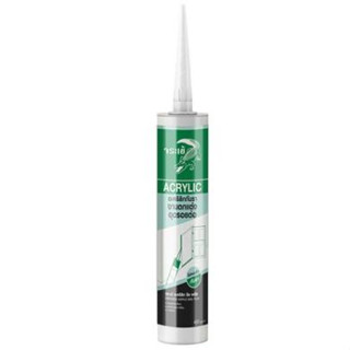 CROCODILE 450G WHITE ACRYLIC SEALANT อะคริลิกซีลแลนท์ ตราจระเข้ 450 ก. สีขาว วัสดุประสานและอุดรอยรั่ว เคมีภัณฑ์ก่อสร้าง