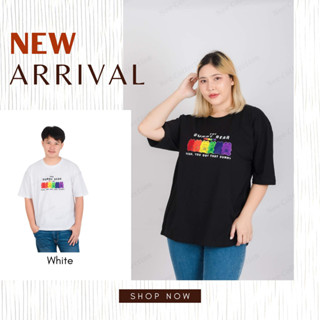 Jelly Bear T-shirt (อก 52-56”) เสื้อยืดผ้าคอตตอน 100% Plus size