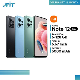 Xiaomi Redmi Note12 4G (6+128GB)(8+256GB) จอ 6.67 นิ้ว Snapdragon 685 120Hz AMOLED ชาร์จไว33W II ประกันศูนย์ 15 เดือน