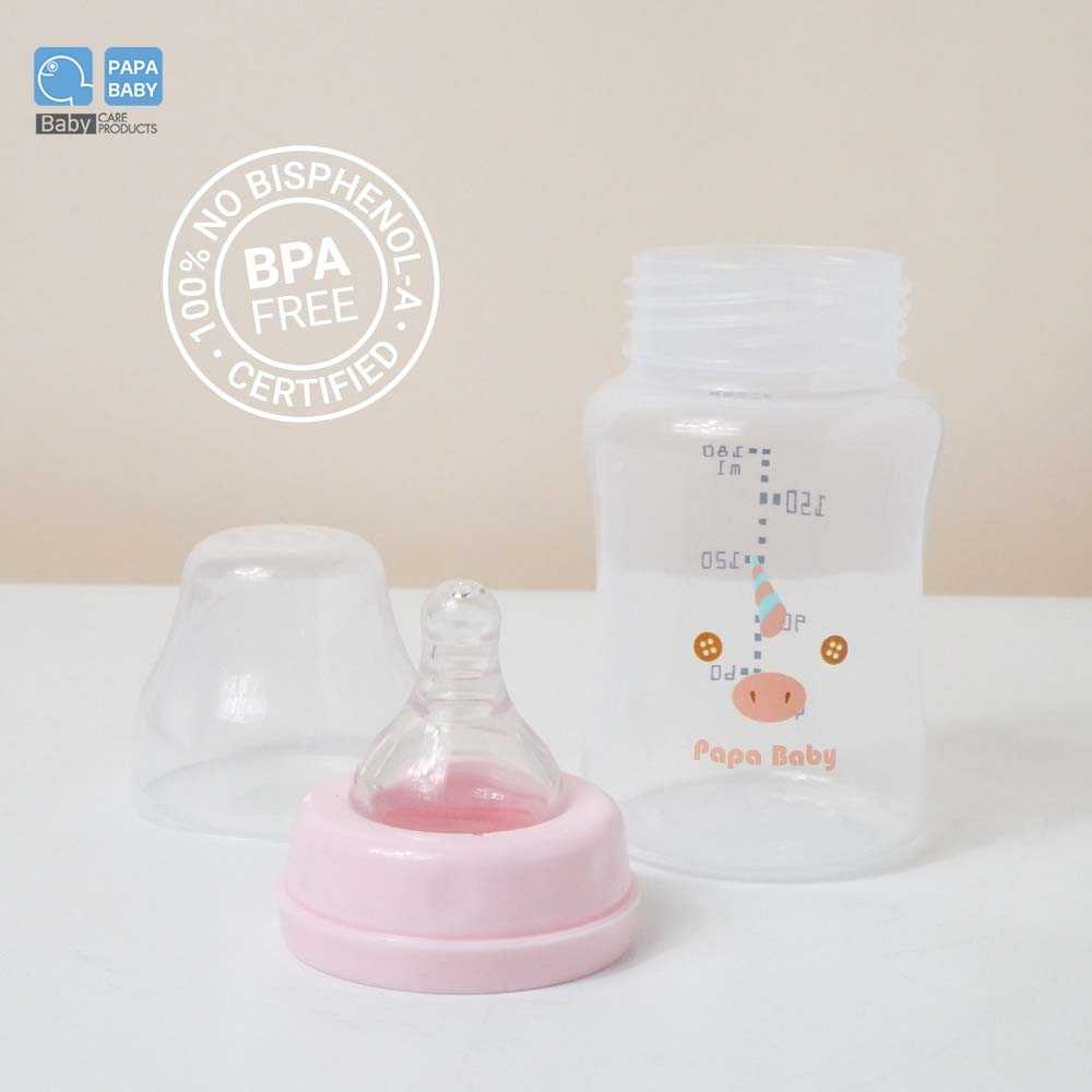 PAPA BABY رضاعة واسعة الفوهة مضادة للهواء 6-10 أونصة — صورة 7