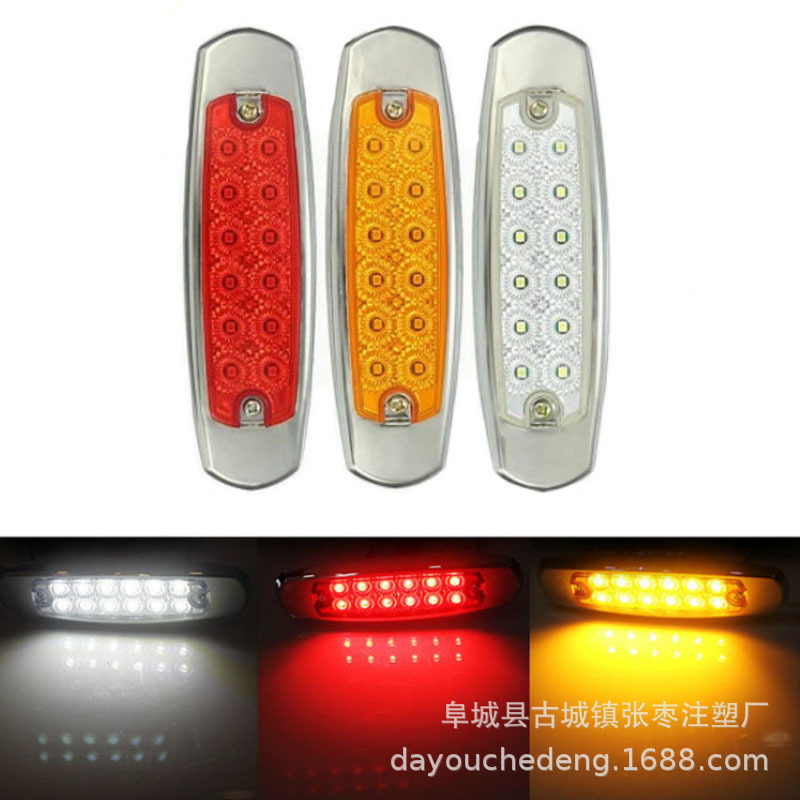 Wll ไฟเลี้ยวด้านข้างรถบรรทุก 12led 12v ไฟรถยนต์ข้าง ไฟรถบรรทุก สีแดง เหลือง ขาว 3สี สินค้าคุณภาพดี