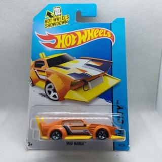 รถเหล็ก Hotwheels MAD MANGA สีส้ม (ib24)