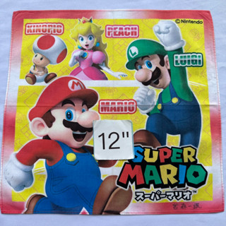 Super Mario ผ้าเช็ดหน้า ซุปเปอร์มาริโอ้