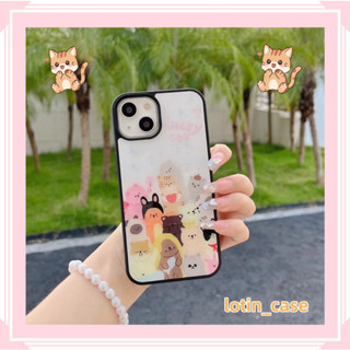 🎁ส่งของขวัญ🎁เคสไอโฟน สำหรับ 11 13 for iPhone Case 14 12 Pro Max  แฟชั่น แปลกๆ น่ารัก แมว กันกระแทก ปกป้อง เคสโทรศัพท์