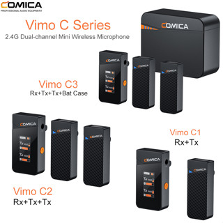 Comica Vimo C Series C1/C2/C3 2.4G Dual-channel Mini Wireless Microphone