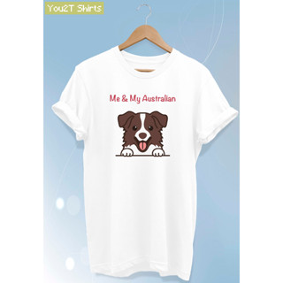 เสื้อยืดลายสุนัข ออสเตรเลียน เชพเฟิร์ด Australian Shepherd Tshirt