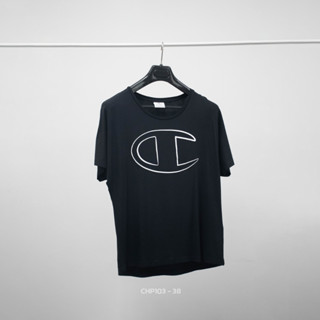 Champions (TSW-CHP-103) แบรนด์แท้ 100%เสื้อยืดคอกลม ผ้าcotton นิ่มใส่สบาย ระบายอากาศได้ดี ไม่ย้วย