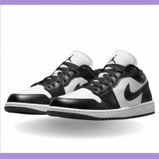 (พร้อมส่ง) ของแท้ รองเท้าผ้าใบ Nike Air Jordan 1 low Panda White/Black