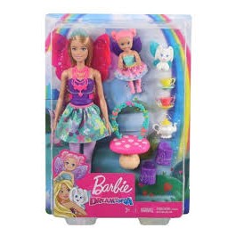 Barbie Dreamtopia Tea Party ตุ๊กตาบาร์บี้ดรีมโทเปีย รุ่น GJK49