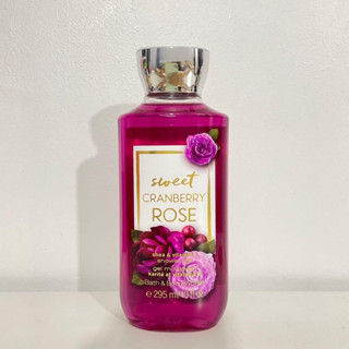 เจลอาบน้ำ Bath and Body Works Shea &amp; Vitamin E Shower Gel กลิ่น Sweet Cranberry Rose 295 ml