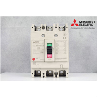 Mitsubishi เบรกเกอร์ MCCB ชนิด 3P 50A- 125A 10kA รุ่น NF125-CV No Fuse Breaker สวิตส์ตัดตอน มิตซูบิชิ