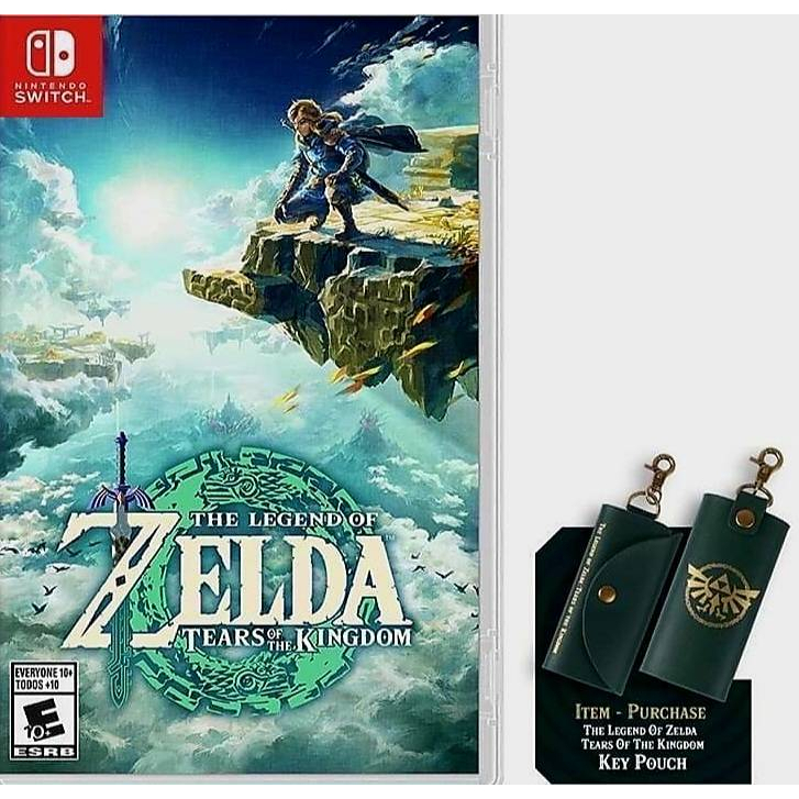 THE LEGEND OF ZELDA: TEARS OF THE KINGDOM for Nintendo switch ภาษาอังกฤษ แผ่นใหม่มือหนึ่งในซีล ตรงปก