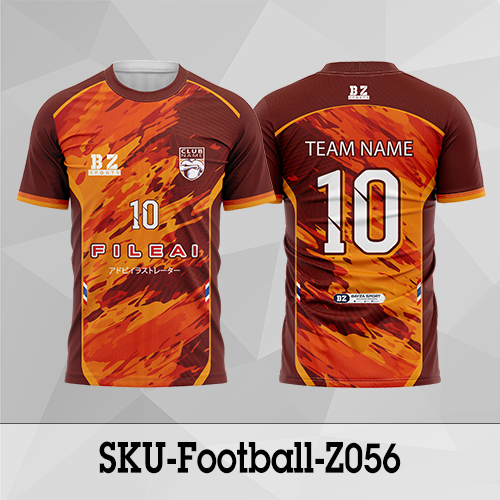 BAYZA เสื้อบอล เสื้อฟุตบอล เปลี่ยนชื่อ+เปลี่ยนเบอร์ฟรี Z056