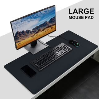 แผ่นรองเมาส์ สีดำล้วน ขนาดใหญ่ วางเต็มโต๊ะ จัมโบ้ มีให้เลือก 4 ขนาด หนา 2 มม Gaming Mouse Pad