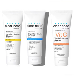 *หมดอายุ 05/2024* Clear Nose Acne Care / Bright Micro Solution / Vit C Complex Cleanser 150 ml. เจลล้างหน้า เคลียร์โนส