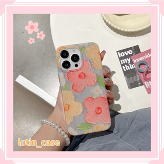 🎁ส่งของขวัญ🎁เคสไอโฟน สำหรับ 11 13 for iPhone Case 14 12 Pro Max แฟชั่น ระดับสูง ดอกไม้ กันกระแทก ปกป้อง เคสโทรศัพท์