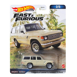 TOYOTA LAND CRUISER FJ60 โมเดลรถเหล็ก Hot wheels Fast &amp; Furious 2023 ลิขสิทธิ์แท้ Hotwheels Premum (ล้อยาง)