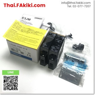 (A)Unused E3JM-10M4-G-N Photoelectric Sensor, โฟโตอิเล็กทริคเซนเซอร์, เซนเซอร์รับแสง สเปค AC24-240V, OMRON (66-007-343)