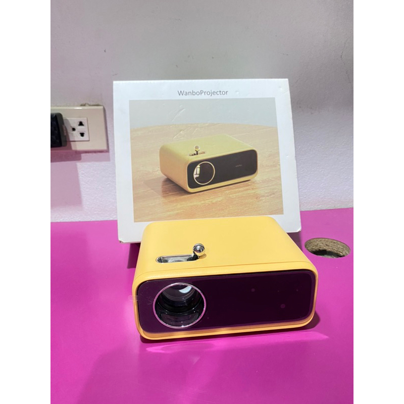 โปรเจคเตอร์ Wanbo mini Projecter อุปกรณ์ครบ