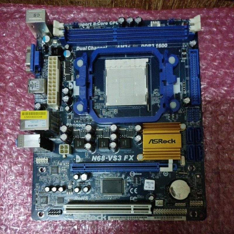 ASROCK N68-VS3 FX + CPU PHENOM 955+ซิงค์ลม