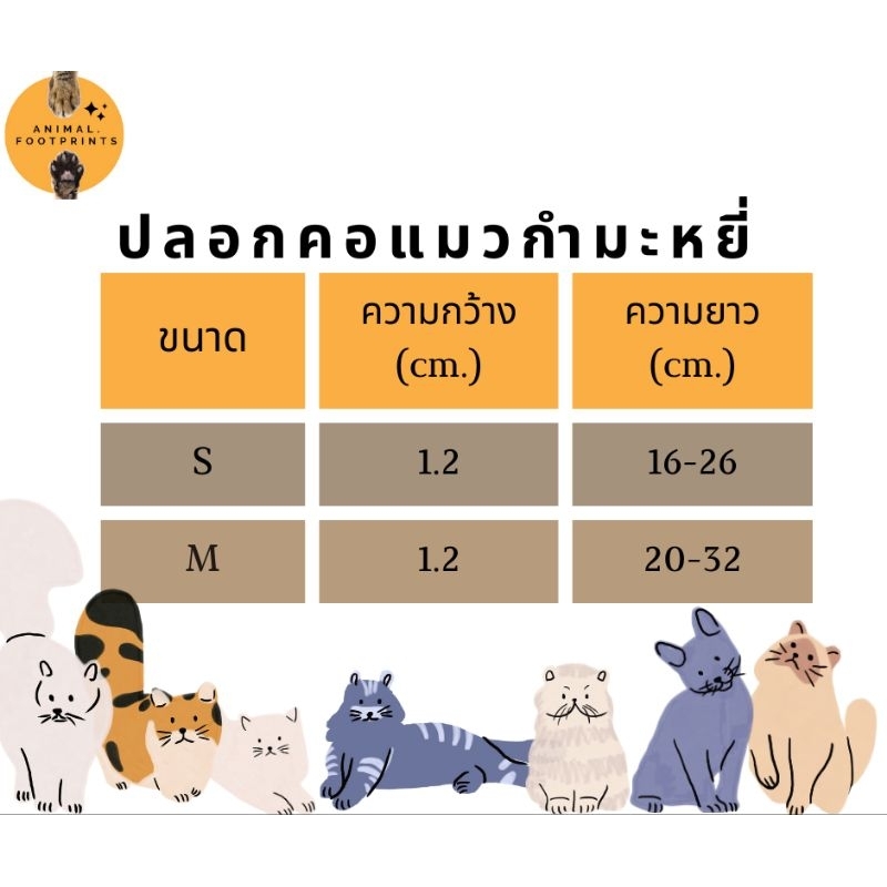 ปลอกคอแมวใหญ่และสุนัขเล็กกำมะหยี่ (Velvet cat  small dog collar) Size M