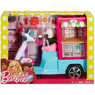 Barbie Bistro Cart  รถมอเตอร์ไซต์สามล้อขายอาหาร ของตุ๊กตาบาร์บี้ ของแท้