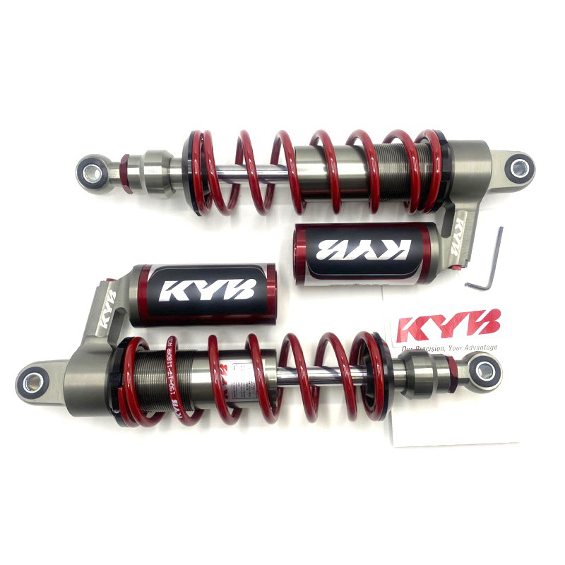 โช้คหลัง KYB ยาว330mm สีแดง รถรุ่น WAVE-110-I/125-i