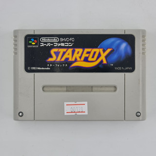 [00128] STARFOX (JP)(SFC)(USED) แผ่นเกมแท้ มือสอง !!