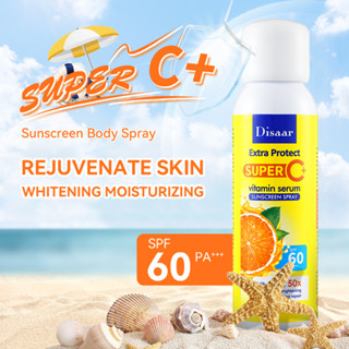 Disaar Extra Protect SUPERC+ ครีมกันแดด SPF60 PA+++ ซึมไว ไม่มัน ไม่อุดตัน สำหรับผิวแพ้ง่าย กันแดดทาหน้า กันแดดทาตัว ขนาด 160กรัม