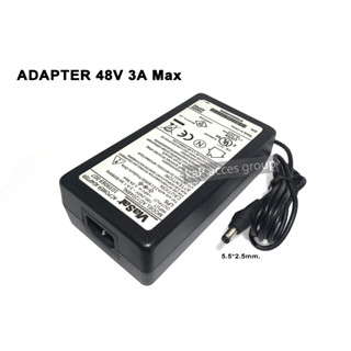 AC POWER ADAPTER DC 48V 3.0A (ViaSat) 5.5x2.5mm. เกรด A