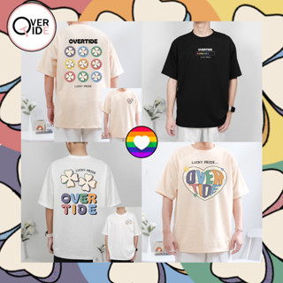 Overtide เสื้อยืดโอเวอร์ไซส์ คอลเลกชั่น Lucky Pride หลายสี